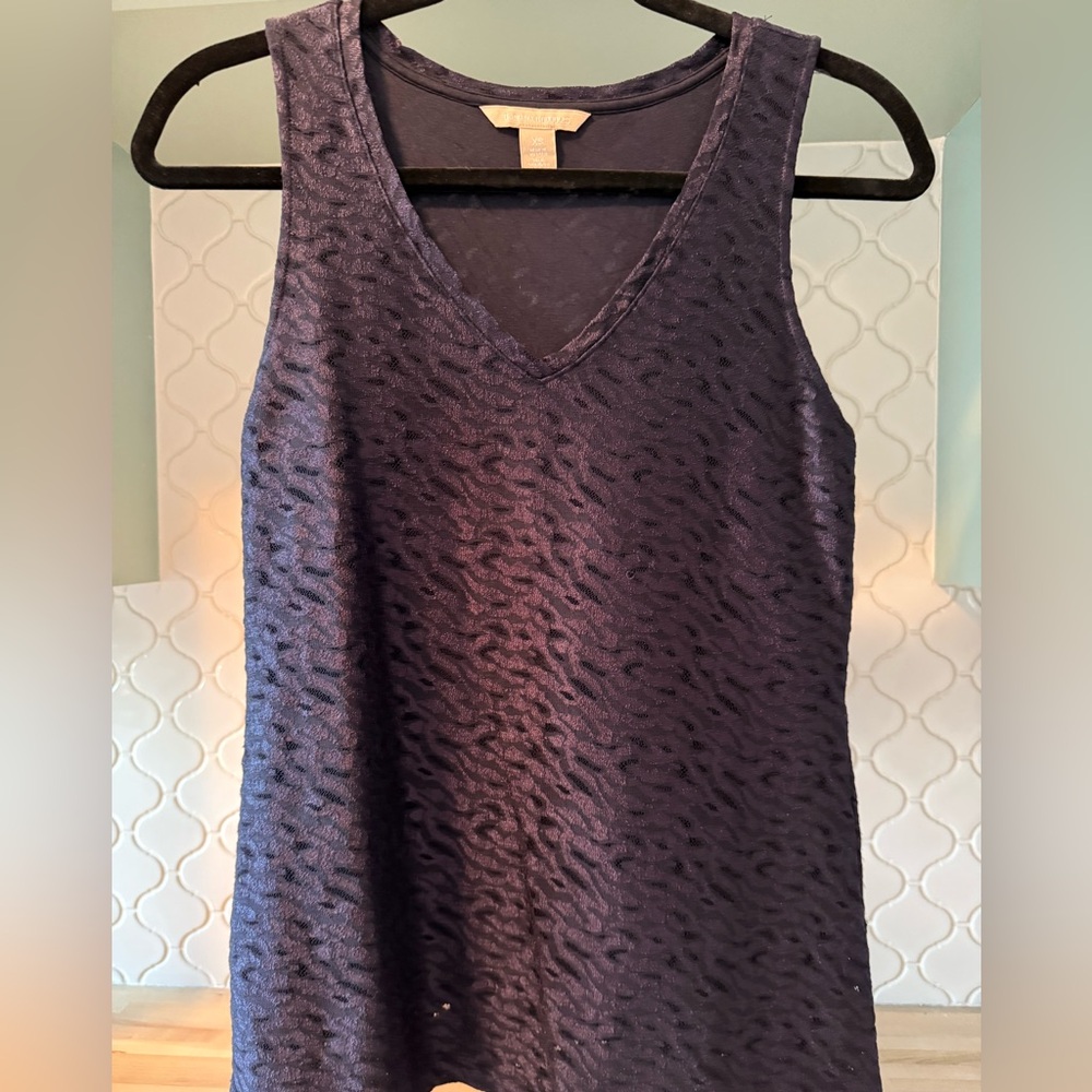 Banana Republic Navy Sleeveless Top